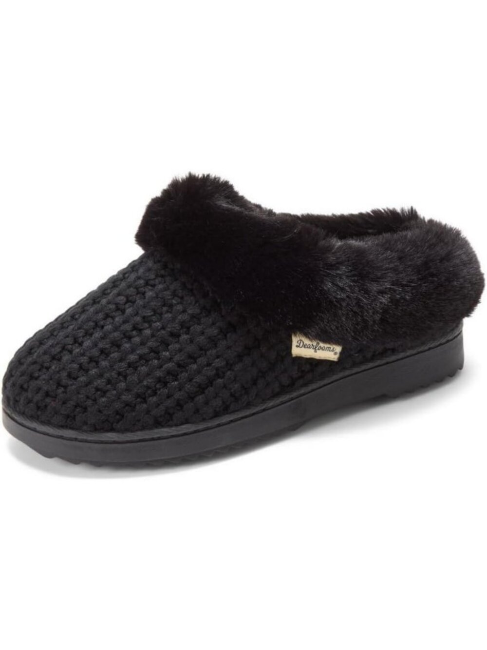 Cozy Knit Clog House Slippers for Women - Soft Memory Foam Indoor Shoes, Great